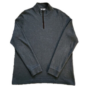 𝅺joseph Abboud Gray Pullover Shirt Jacket